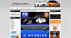 Desktop Screenshot of extremecarparts.dk